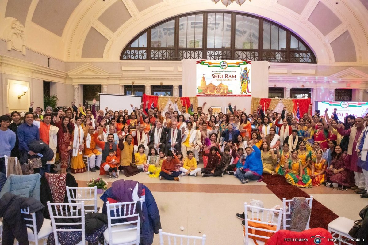 Historic Celebration in Boston as Shri Ram Temple